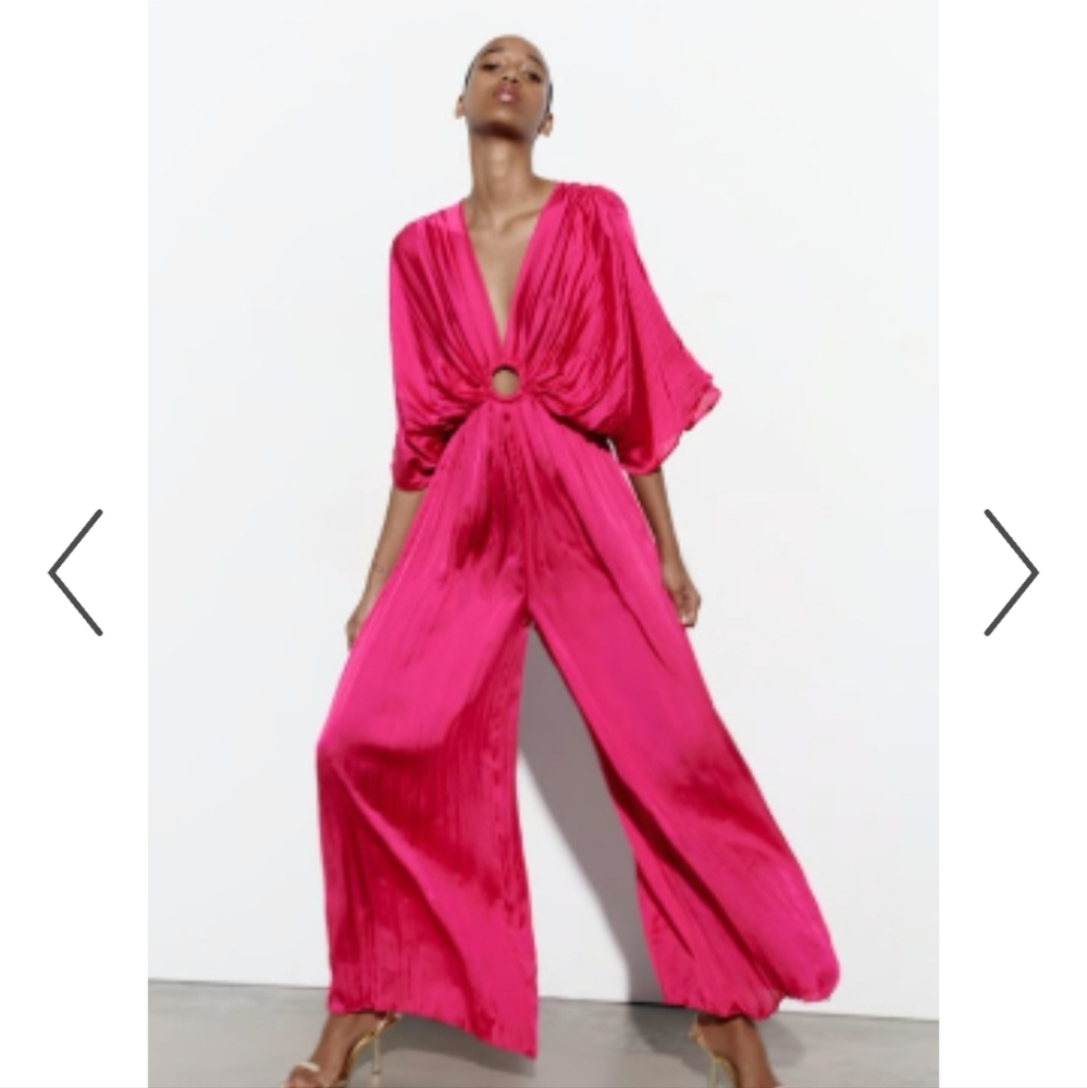 ZARA Pink Jumpsuit